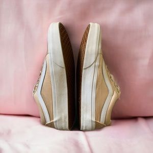 Vans pink silk old skool canvas